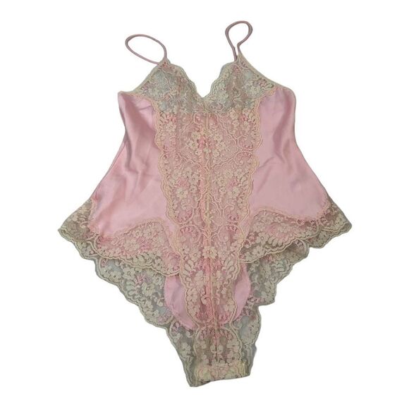 Victoria Secret Women’s Vintage Pink &Lace Lingerie Satin Womens Size Small - Picture 10 of 15